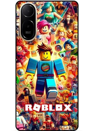 Силіконовий чохол бампер для xiaomi redmi a7 pro з малюнком roblox гра роблокс