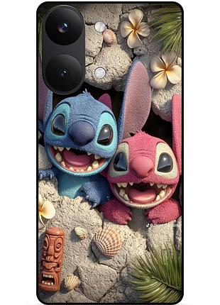 Силіконовий бампер чохол для xiaomi poco x8 pro max стіч stitch