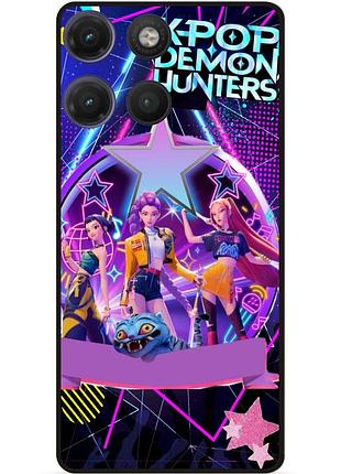 Силіконовий бампер чохол для motorola moto g17 k-pop demon hunters