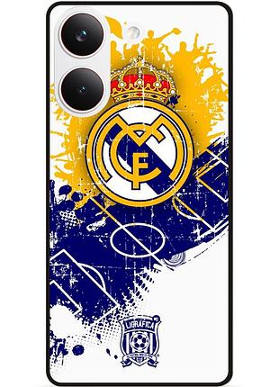 Силіконовий чохол бампер для xiaomi poco x8 pro з малюнком реал мадрид real madrid
