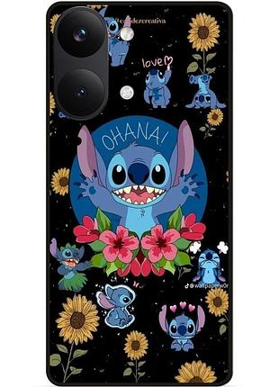 Силіконовий бампер чохол для xiaomi poco x8 pro max з картинкою стіч stitch