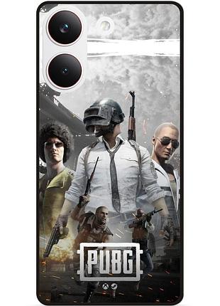 Силіконовий чохол бампер для xiaomi poco x8 pro з малюнком pubg пабг