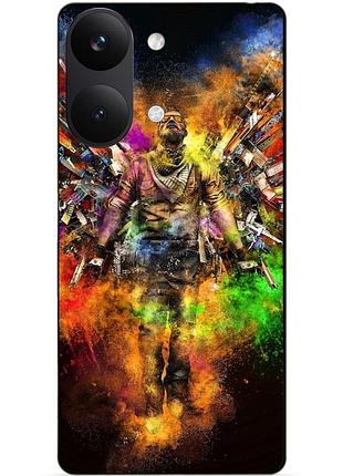 Силіконовий чохол бампер для xiaomi poco x8 pro max з малюнком воїн контр-страйк counter-strike