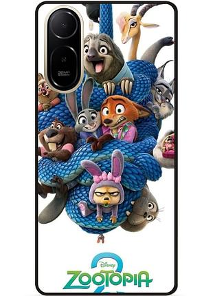 Силіконовий чохол для xiaomi redmi a7 pro з малюнком звірополіс zootopia