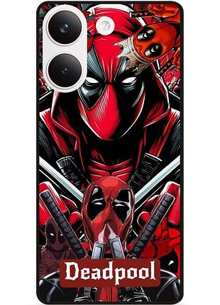 Силіконовий бампер чохол для xiaomi poco x8 pro з малюнком deadpool дедпул