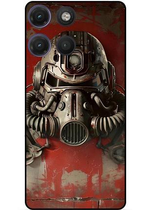 Силіконовий бампер чохол для motorola moto g17 гра fallout фоллаут