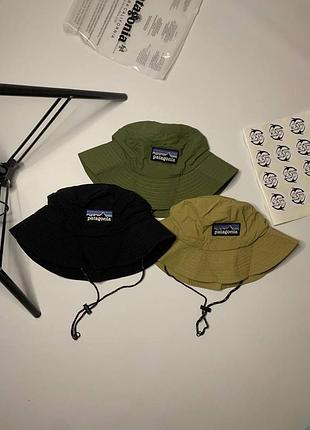 Панама-сумка patagonia / patagonia goretex hat / патагонова панама на утяжках водовідштовхувальний капелюх синя