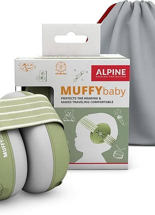 Детские шумоподавляющие наушники alpine muffy: защита слуха для младенцев и детей до 36 месяцев