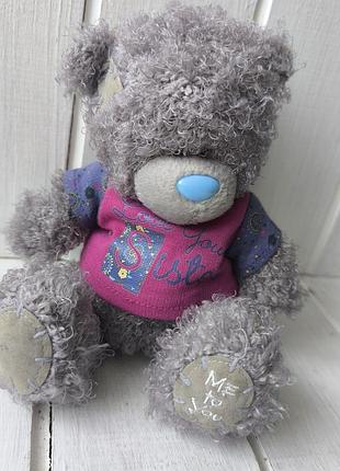 Колекційний ведмедик мішка тедді teddy bear медведик ведмідь сірий мішка me to you