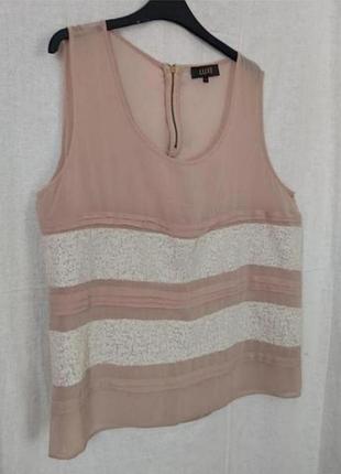Блуза шелковая с пайетками dorothy perkins роз. 52