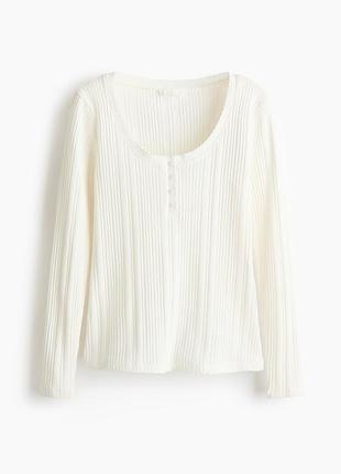Лонгслів бавовна h&m 5