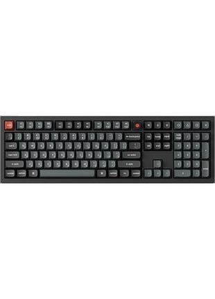 Клавіатура дротова keychron v6 8k keychron super red switch black rgb (v6w-d1-ua)