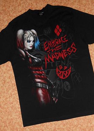 Футболка harley quinn/Желые квинн/embrace madness/dc comics/batman/spiral