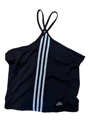 Вінтажний топ adidas з коміром хальтер