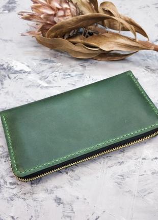 Мужское кожаное портмоне клатч ручной работы stedley