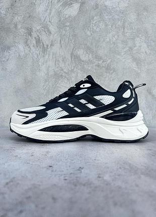 Чоловічі кросівки адідас стильні молодіжні adidas mts pro black white 43