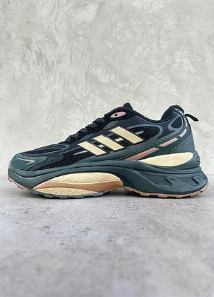 Чоловічі кросівки адідас стильні молодіжні adidas mts pro black green 43