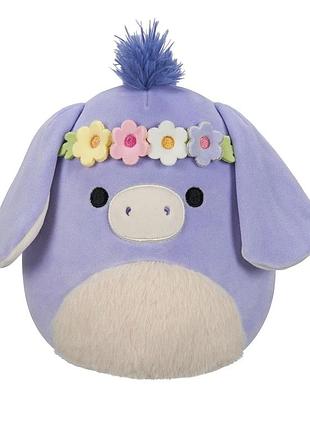 М'яка іграшка squishmallows - віслючок миланда (19 cm)