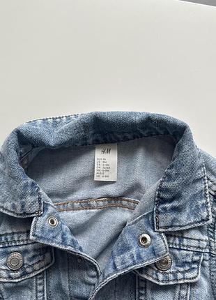 Дитяча джинсовка h&m 4