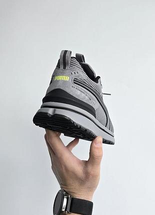 Puma rs running system grey / lime 8