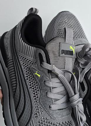 Puma rs running system grey / lime 6