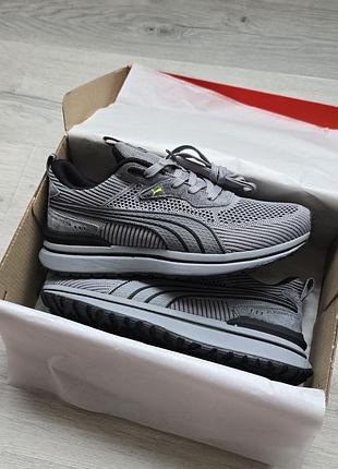 Puma rs running system grey / lime 4