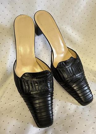 Кожаные сабо, bally италия