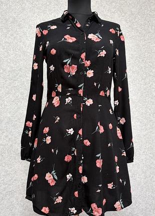 🖤🌸 жіноча сукня h&m з квітковим принтом