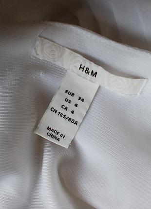 H&amp;m платье бело/синее 5