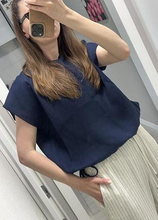 Топ zw collection zara, з льону новий жіночий, xs-xl