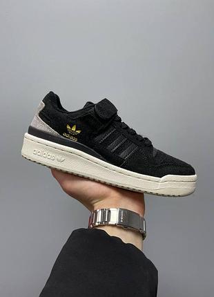 Жіночі кросівки adidas forum low ‘black’