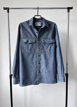 Чоловіча джинсова сорочка, овершот the stronghold denim shirt, overshirt