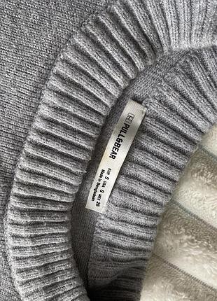 Сірий светр pull&bear 4