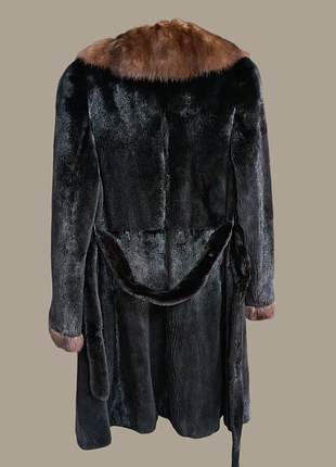 Норковая шуба с соболем 3