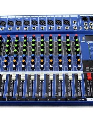 Аудіо мікшер mixer ct12 12usb 12 канальний