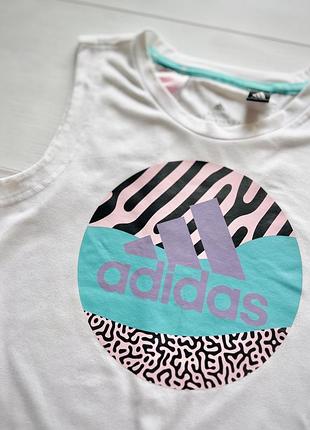 Простора майка adidas 3