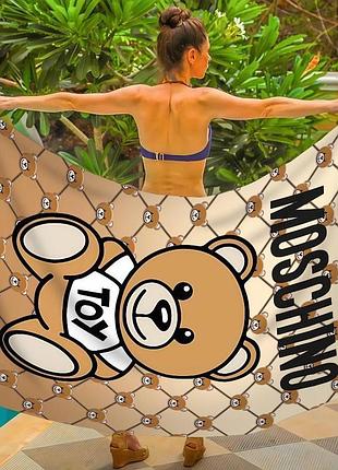 Парео пляжное с 3d принтом teddy chic 31052 80х150 см