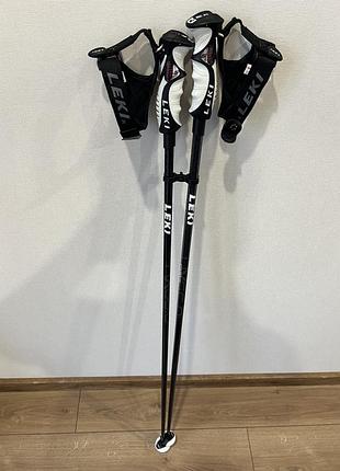 Карбонові гірськолижні палиці leki carbon hx 6.0 125 см
