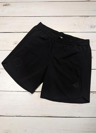 Мужские черные легкие спортивные шорты adidas aeroready оригинал адидас