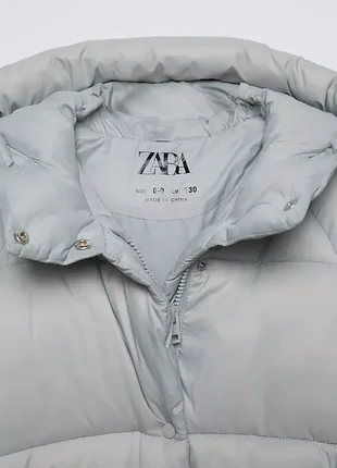 Стеганое пальто zara 3