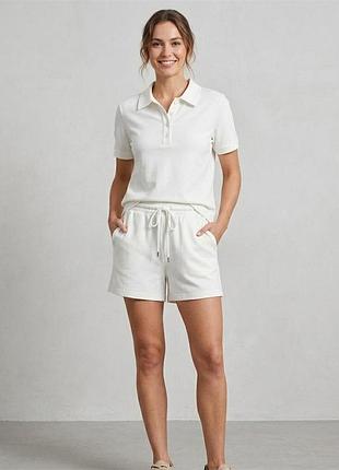 Костюм женский летний из коттона fashion 187 20564 m белый