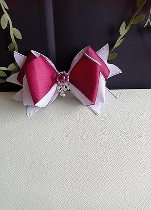🎀 элегантный двухцветный бантик 🎀
ручная работа.