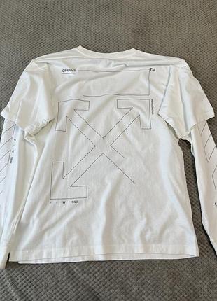 Off-white футболка з довгим рукавом