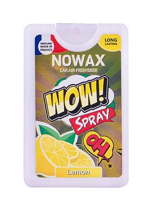 Ароматизатор воздуха с распылителем nowax wow spray 18 мл lemon