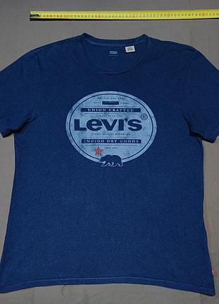 Плечі 47 см levis size м  170/92a  сіросиня  футболка pc9-2249-0066
100%cotton