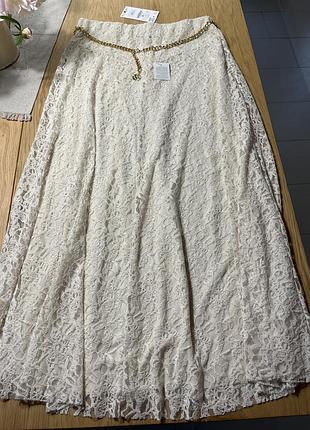 Zara мереживна маски спідниця. нова з етикеткою.