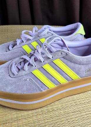 Оригінал 100% жіночі кроссівки adidas gazelle stack wmns "ice lavender"(б/у)39,5-25см.