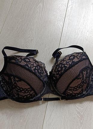 Бюстгальтер ажурний бюст мереживний ліф кружевний hunkemoller 34b 75b 70c