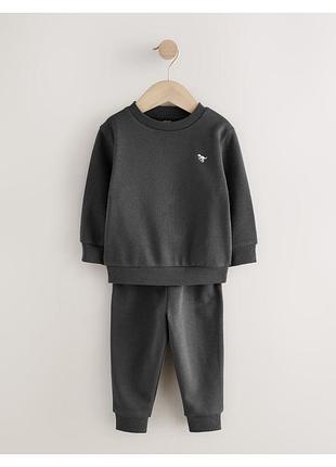 Спортивный костюм на флисе серый 1 шт. next оригинал (376534034)