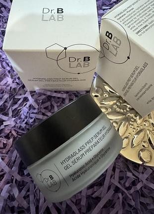 Подготавливающая гелевая сыворотка с эффектом "glass skin" dr. brandt dr. b lab hydraglass prep serum gel 30 ml